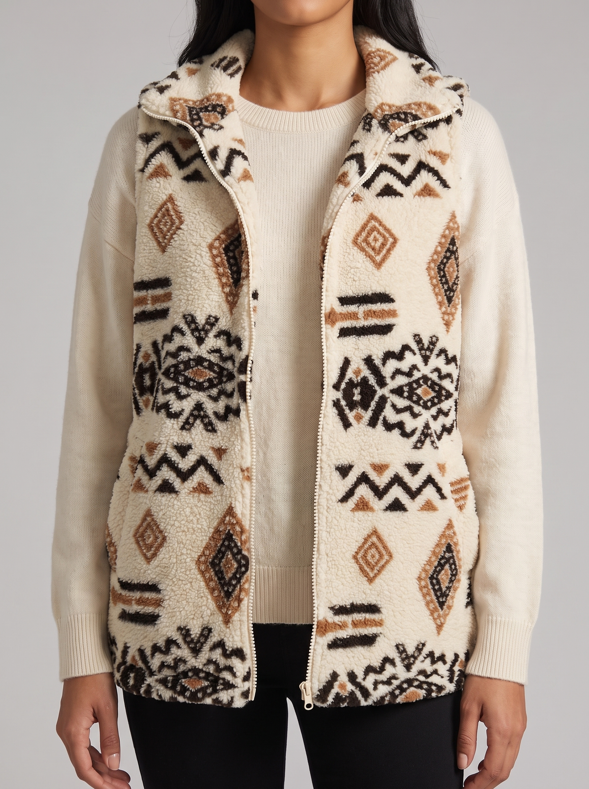 Aztec Sherpa Vest