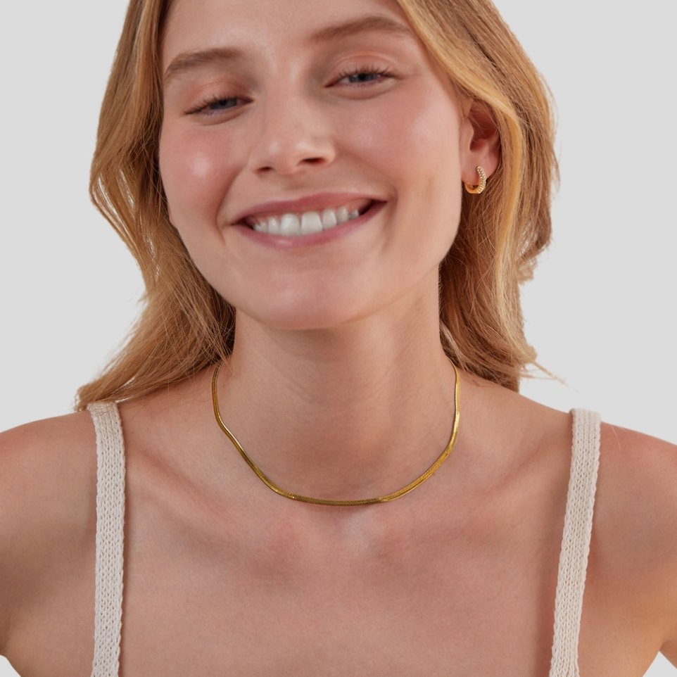Sarya Snake Chain Necklace