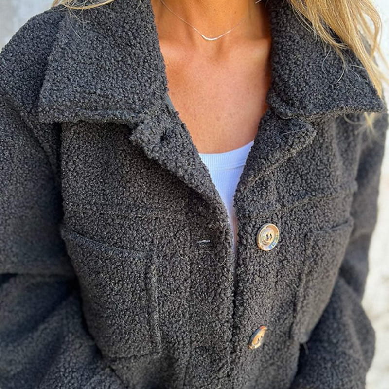 Women's Button Up Long Sleeve Jacket