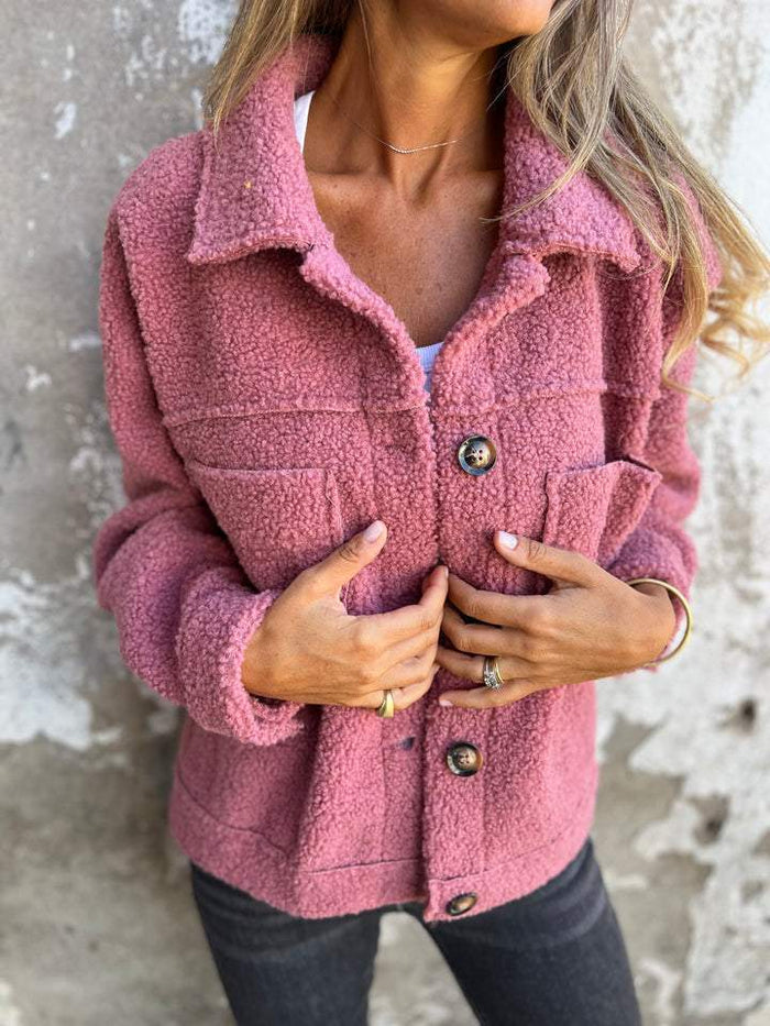 Women's Button Up Long Sleeve Jacket