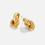 Sofia Twisted Hoop Earrings