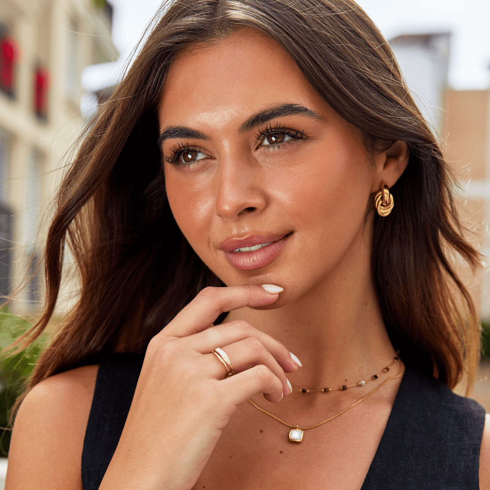 Sofia Twisted Hoop Earrings