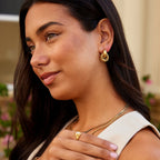 Sofia Twisted Hoop Earrings