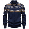 Soren | Men's Fair Isle Zip-Up Christmas Cardigan