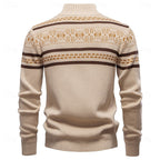 Soren | Men's Fair Isle Zip-Up Christmas Cardigan