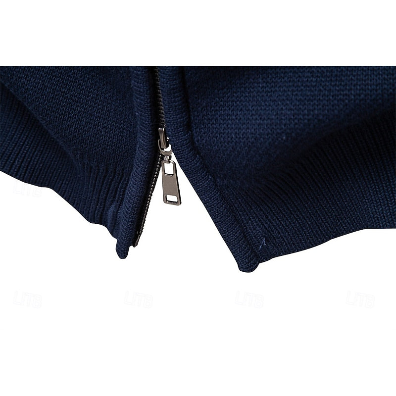 Soren | Men's Fair Isle Zip-Up Christmas Cardigan