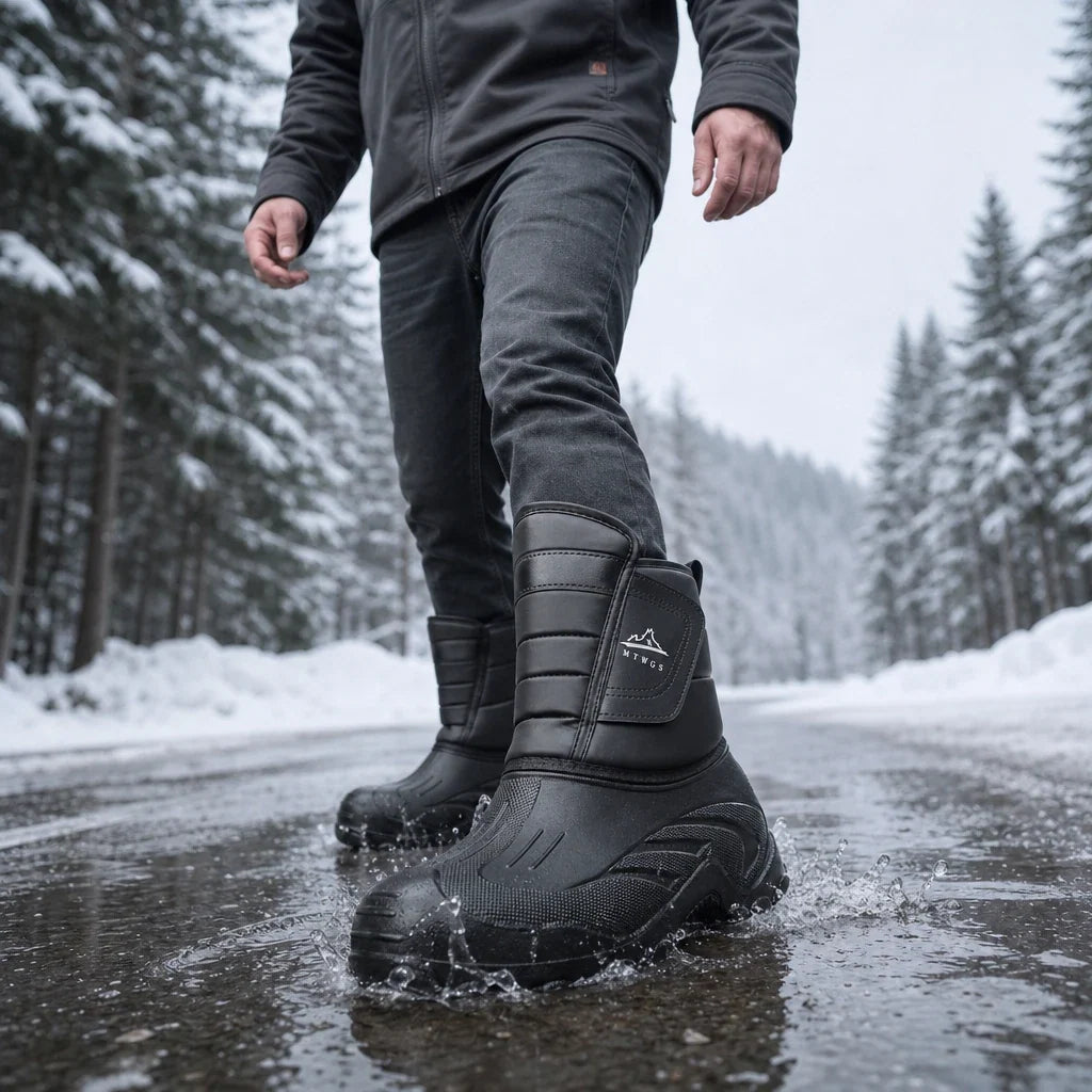 Stellan | Men's Plush Lined Pull-On Winter Boots