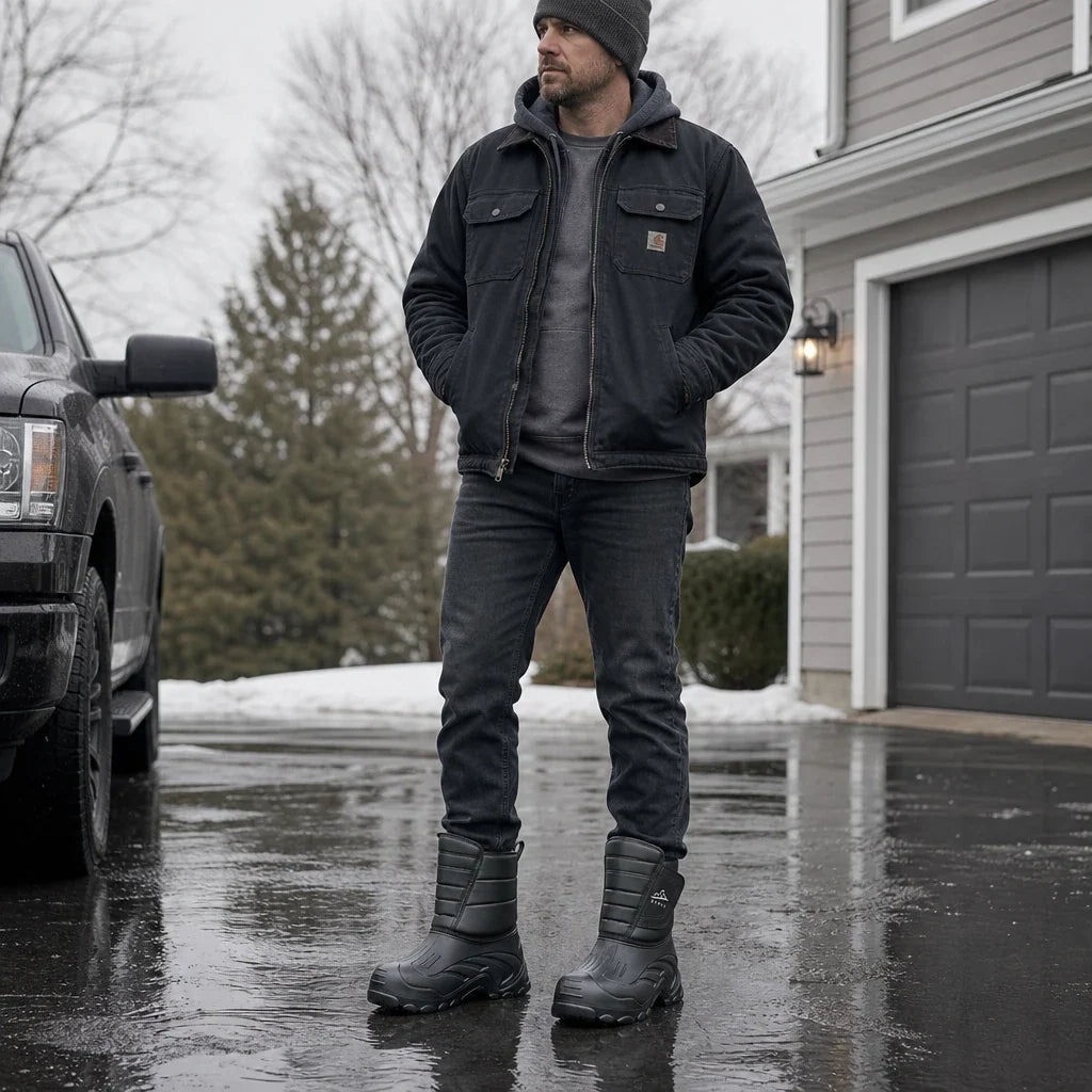 Stellan | Men's Plush Lined Pull-On Winter Boots