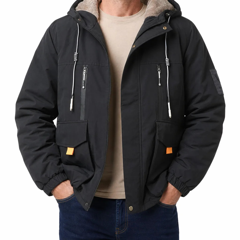 Men's Fleece Lined Waterproof Jacket