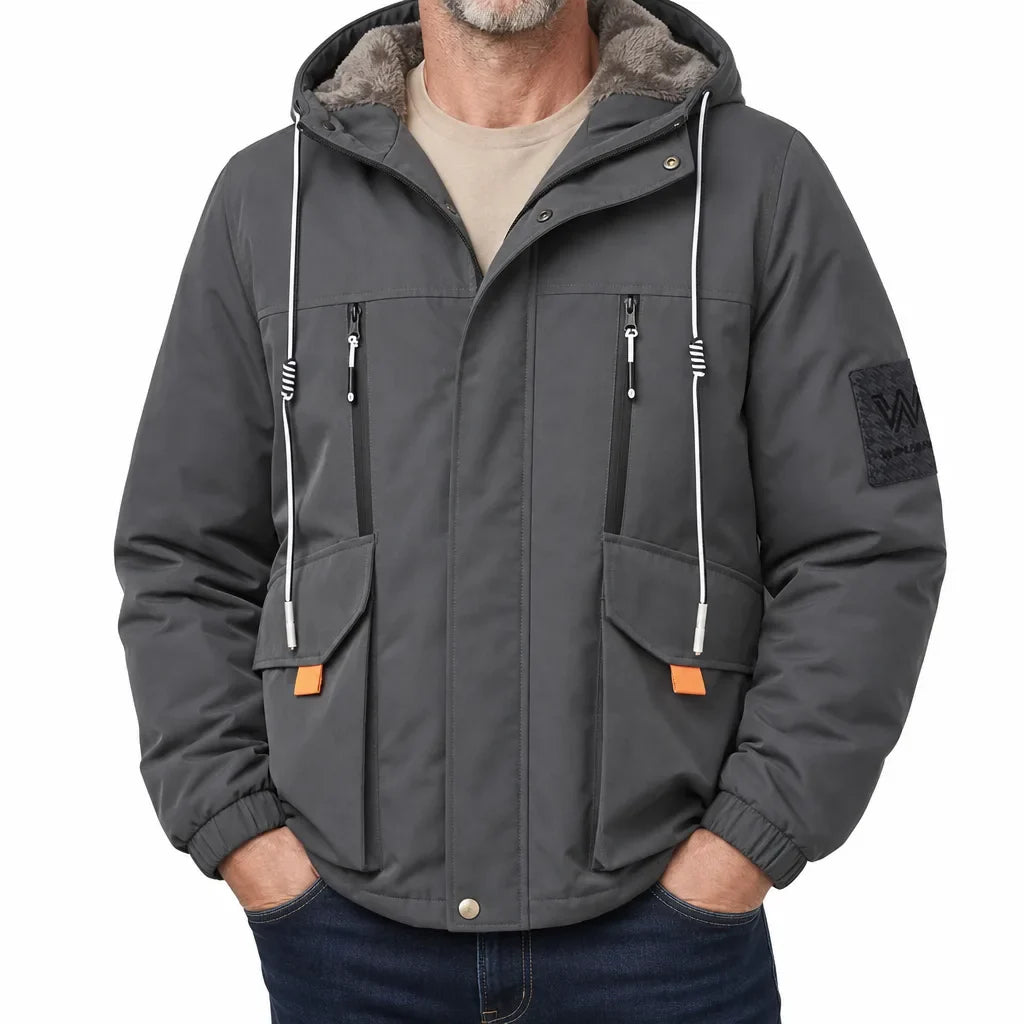 Men's Fleece Lined Waterproof Jacket
