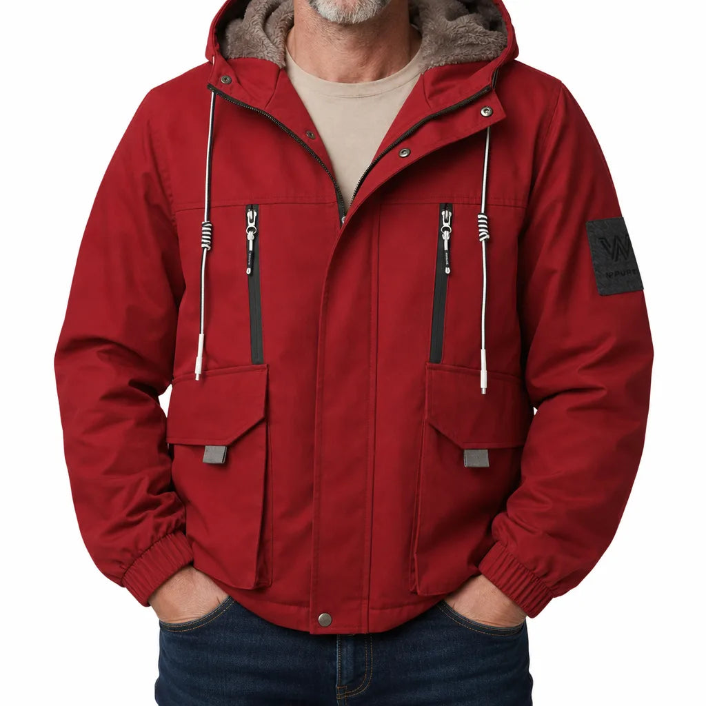 Men's Fleece Lined Waterproof Jacket
