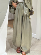 Women's Wide Leg Pants Casual Two-Piece Set