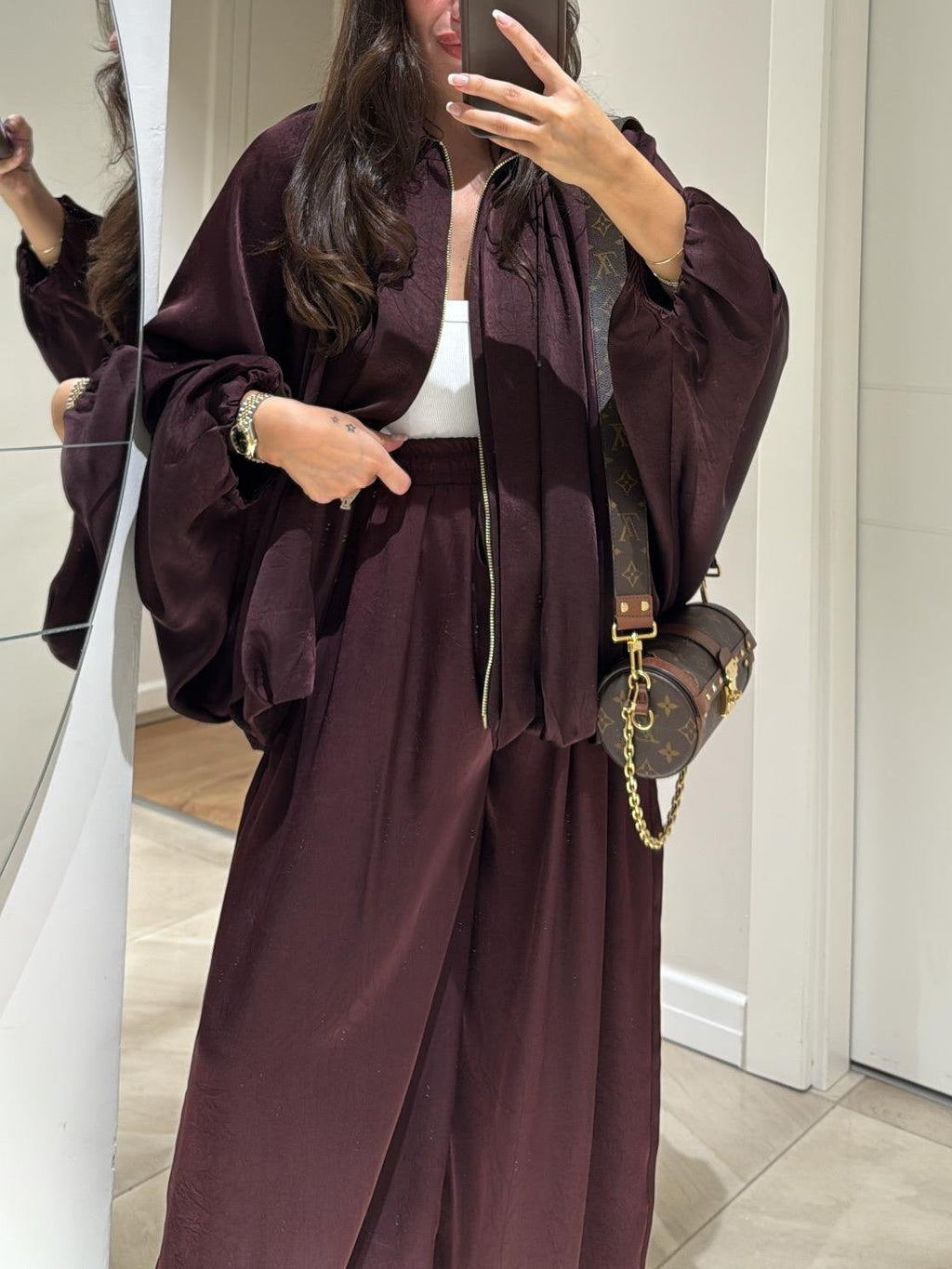 Women's Wide Leg Pants Casual Two-Piece Set