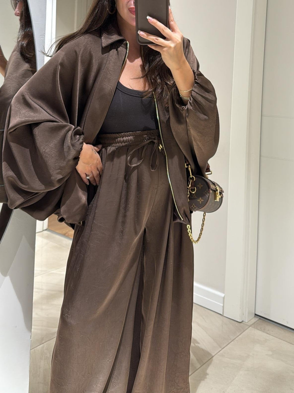 Women's Wide Leg Pants Casual Two-Piece Set