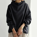 Women's Mock Neck Long Sleeve Top