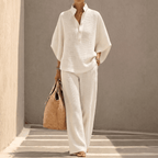 Women's Waffle Knit Co-ord Two-Piece Set