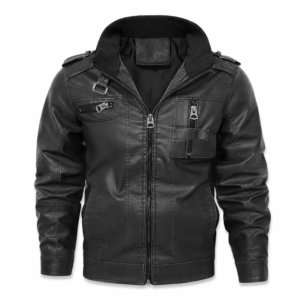 Torin | Men's Leather Moto Jacket