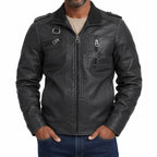 Torin | Men's Leather Moto Jacket