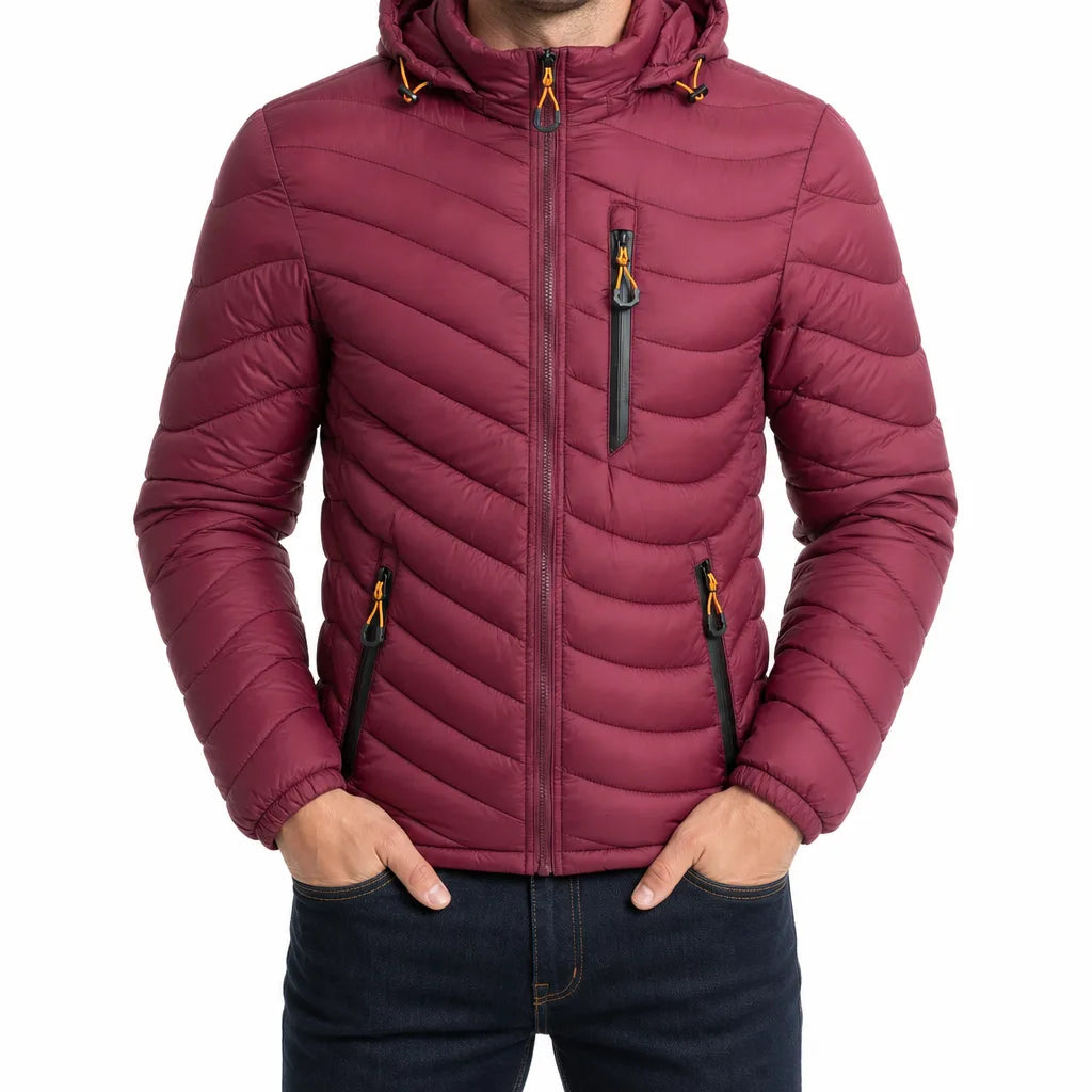 men's Windbreaker Puffer Jacket