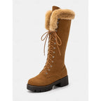 Aurelia | Women’s Water-Resistant Lace-Up Knee-High Winter Boots