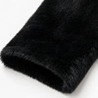 Valeska | Long Plush Faux Mink Knit Coat