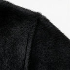 Valeska | Long Plush Faux Mink Knit Coat