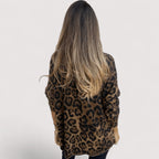 Women's Leopard Print Long Sleeve Top