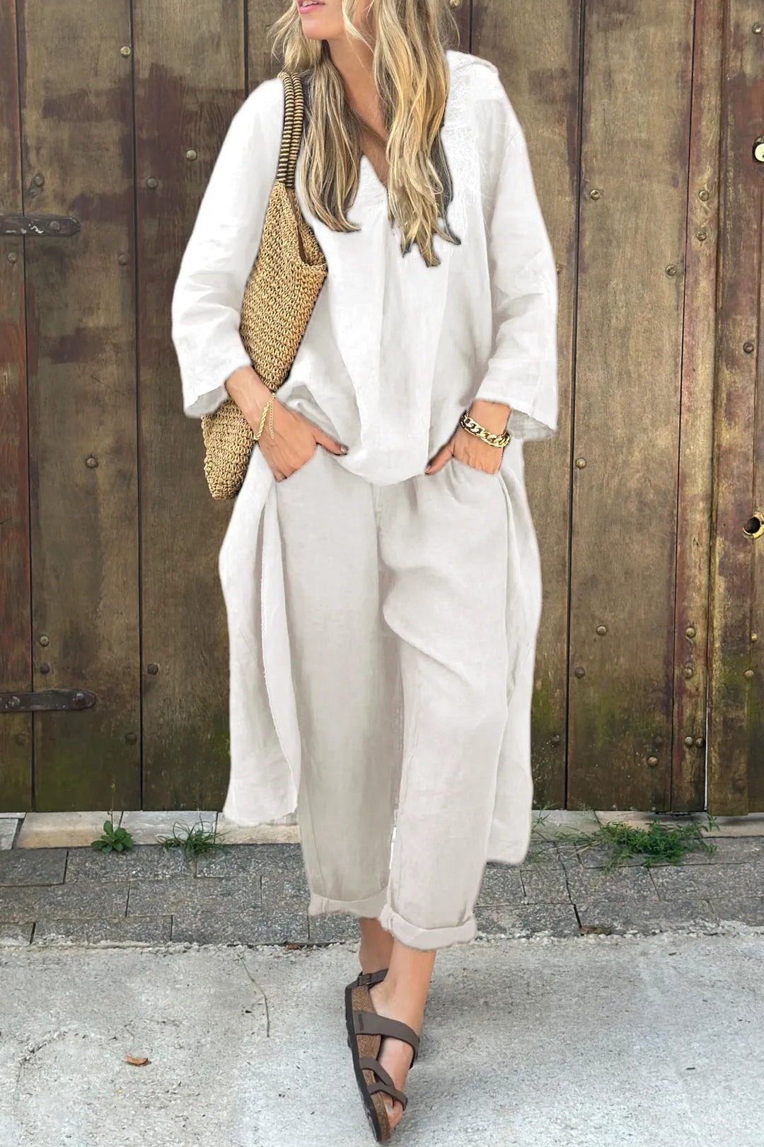 Women's Relaxed Linen Co-ord Set