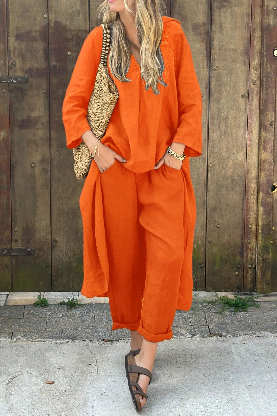 Women's Relaxed Linen Co-ord Set