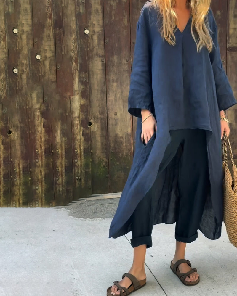 Women's Relaxed Linen Co-ord Set
