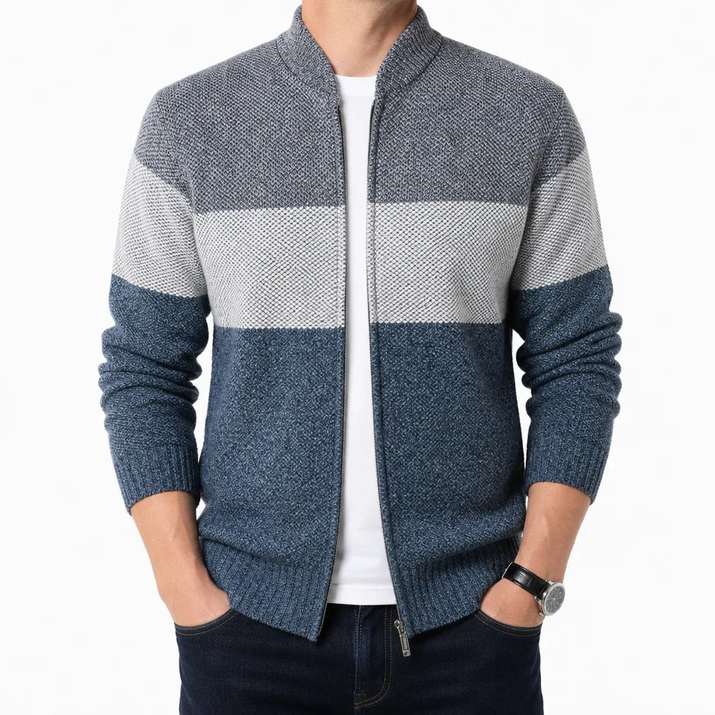 Weston | Men's Colorblock Knit Jacket