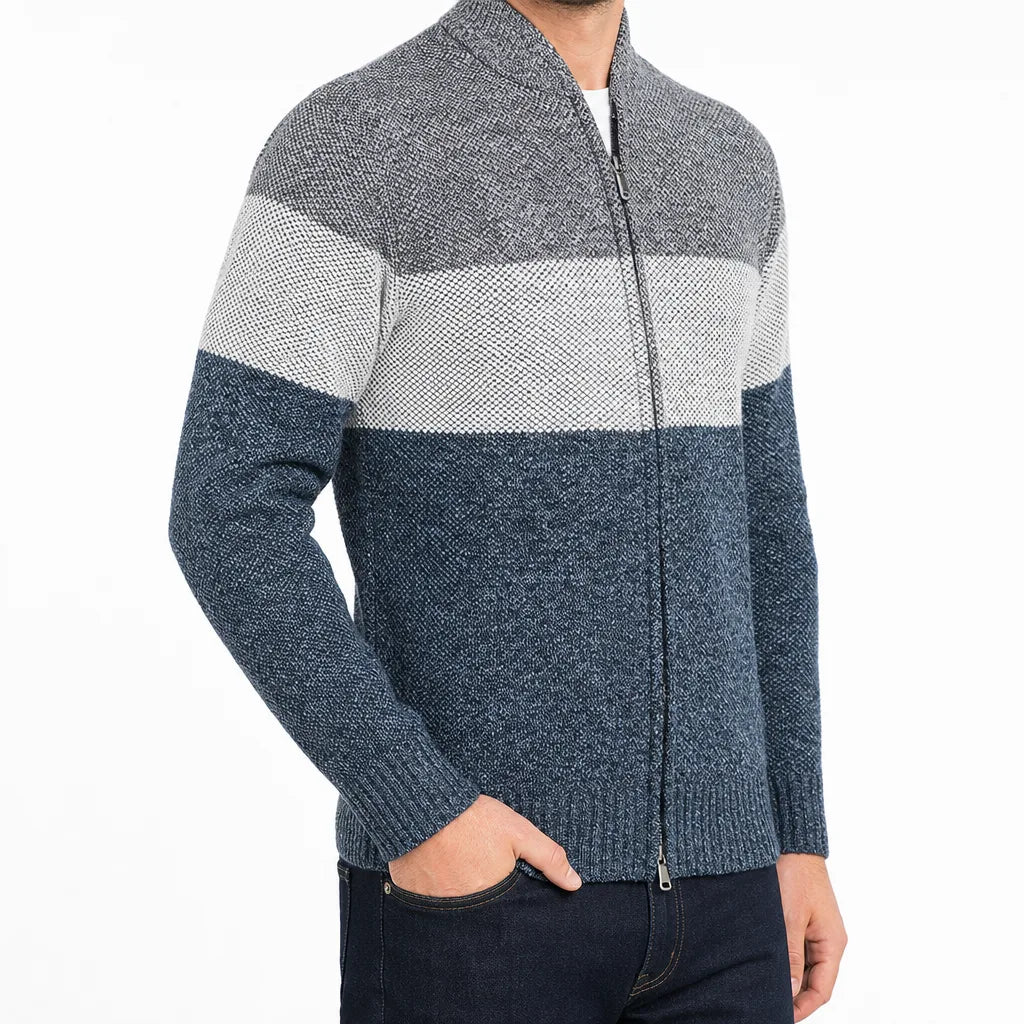 Weston | Men's Colorblock Knit Jacket